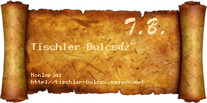 Tischler Bulcsú névjegykártya